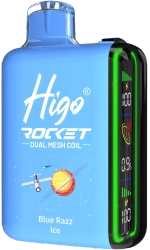 HIGO Rocket 20,000-puff refillable disposable vapes