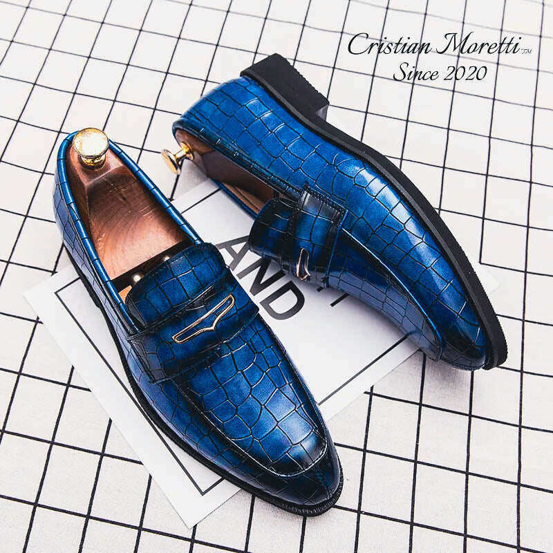 Sapatos de grife em couro legítimo Giorgio Monti™