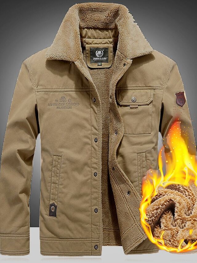 Jaqueta de inverno masculina jaqueta de inverno ao ar livre rua quente/quente respirável pele detalhe bolso outono e inverno cor sólida