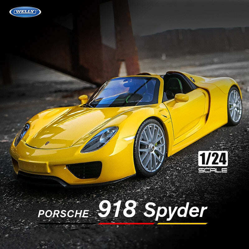 1:24 Porsche 918 Spyder Supercar Die Cast