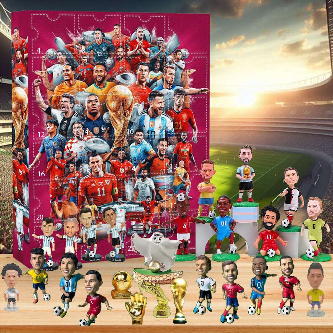Calendário do Advento da Copa do Mundo de 2025 🎁24 presentes estão nele