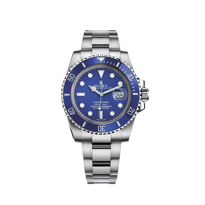 Rolex 116619LB Submariner Data Smurf 18ct