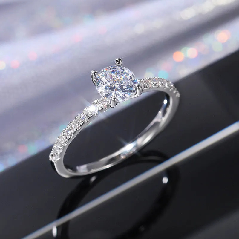 (🔥UTOLSÓ NAPI AKCIÓ - 50% KEDVEZMÉNY) MOISSANITE GYÉMÁNT MÁGNESES TERÁPIÁS GYŰRŰ
