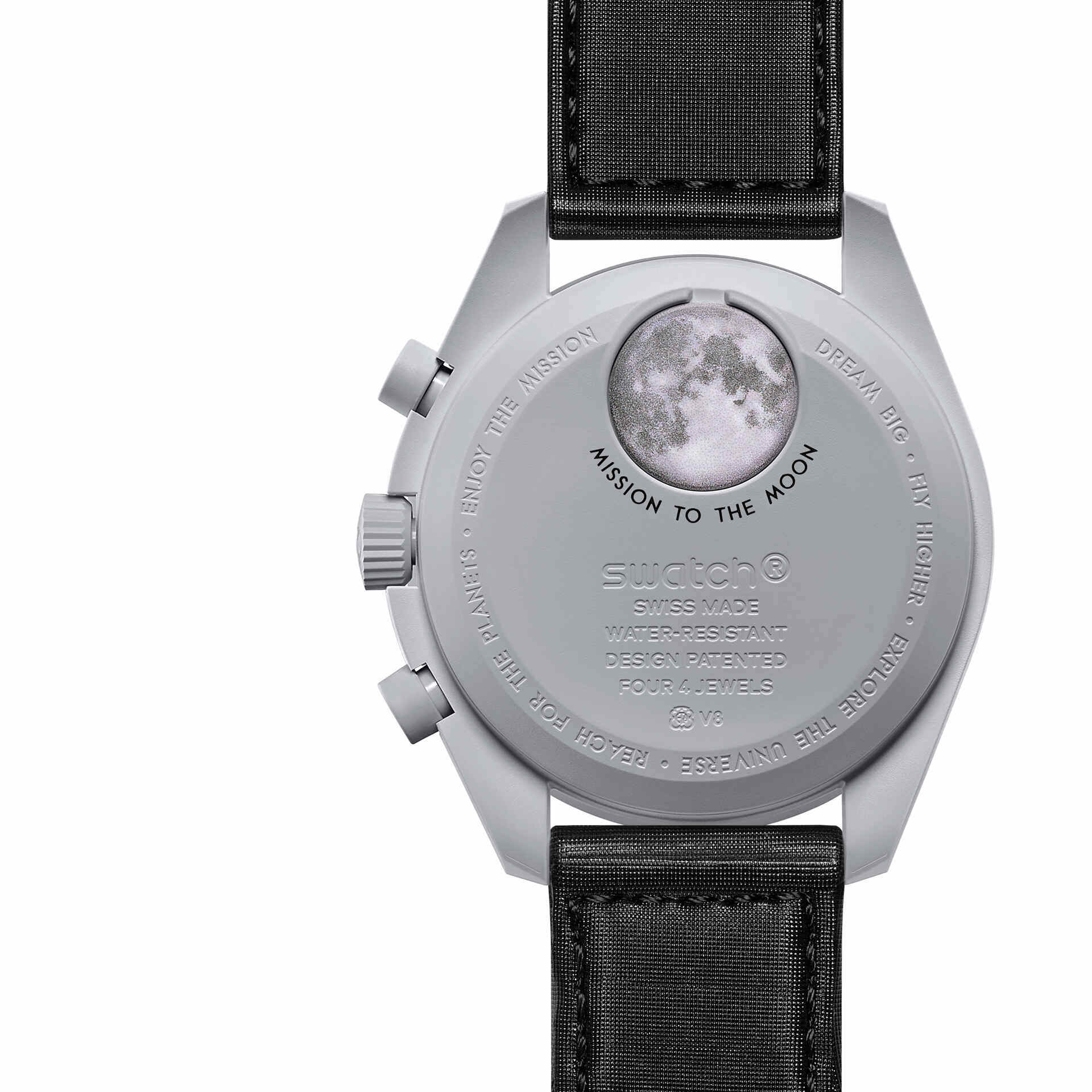 Relógios planetários de quartzo suíço de marca conjunta OMEGA x Swatch - lua