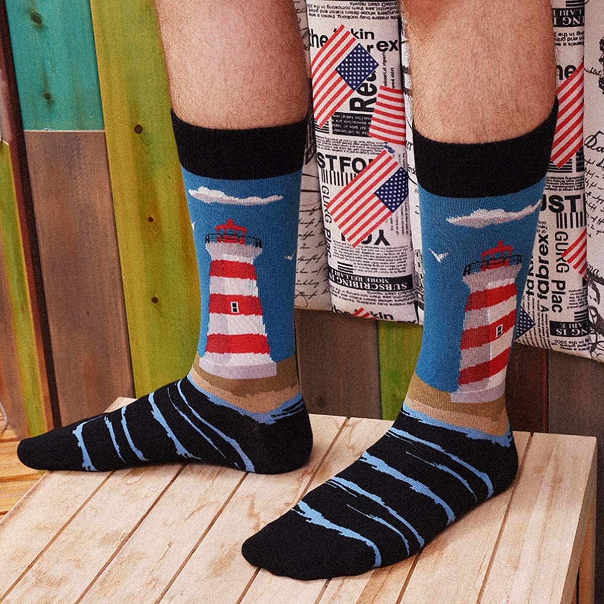 Meias coloridas divertidas