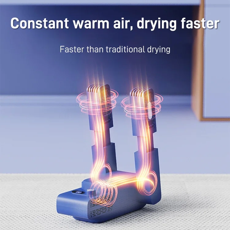 Secador de sapatos dobrável para esterilização a temperatura constante