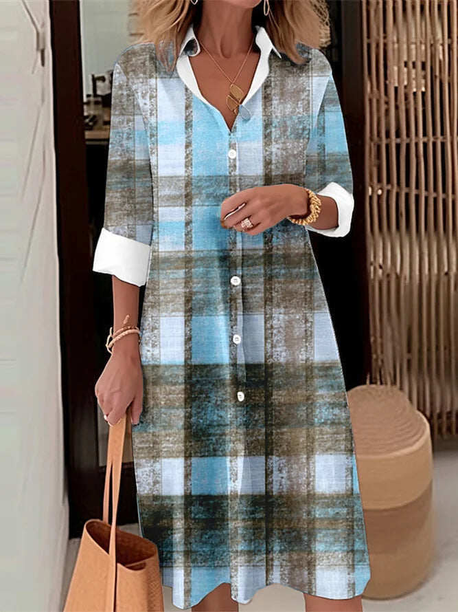 Vestidos Camisola Casual Mulher 2024