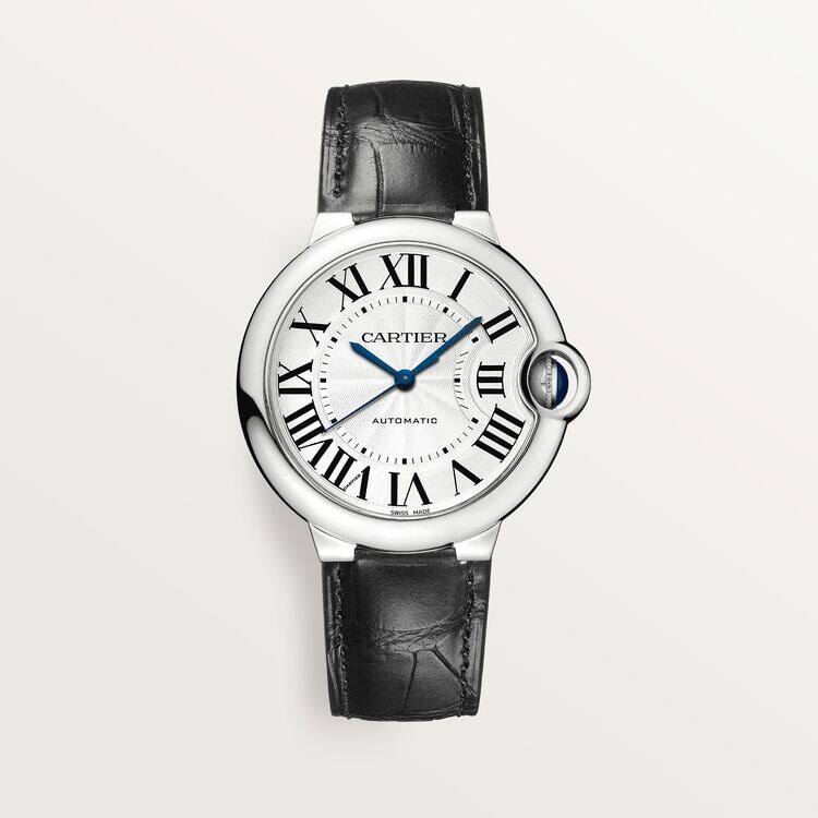 Zegarek Ballon Bleu de Cartier, 33 mm, mechanizm z naciągiem automatycznym.