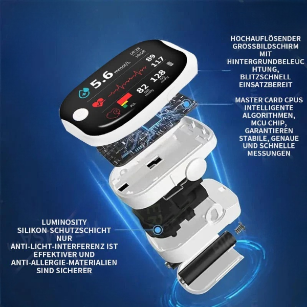 Μη επεμβατικές συσκευές παρακολούθησης γλυκόζης αίματος με λέιζερ Fivfivgo™