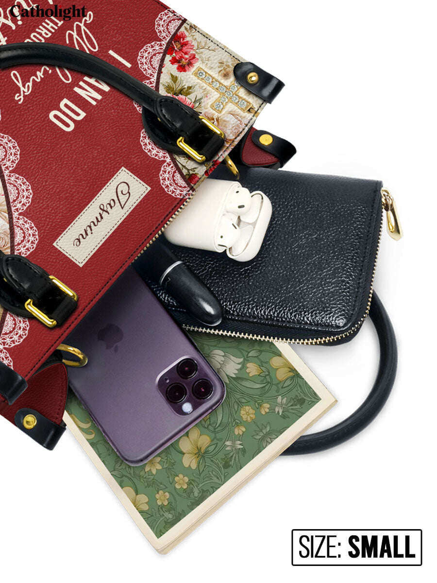 Catholight Blooming With Faith Leather Bag