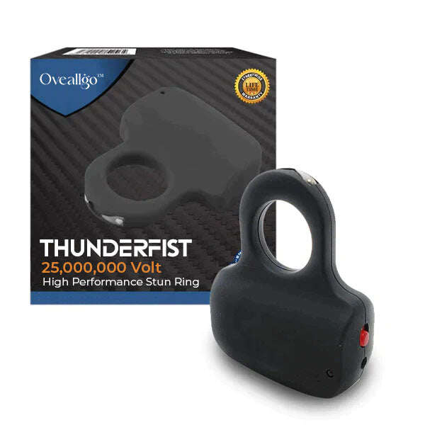 Anel de atordoamento de alta potência Oveallgo™ Pro ThunderFist 25.000.000V