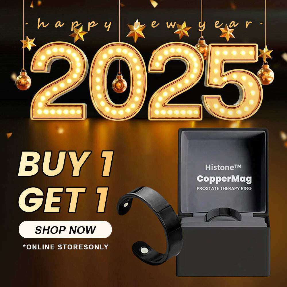 🎆 Liquidação de Ano Novo 1🎁 Último dia de promoção oficial na loja da marca: 50% de desconto 🎇 Anel de próstata Hisstone™ CopperMag 🌟