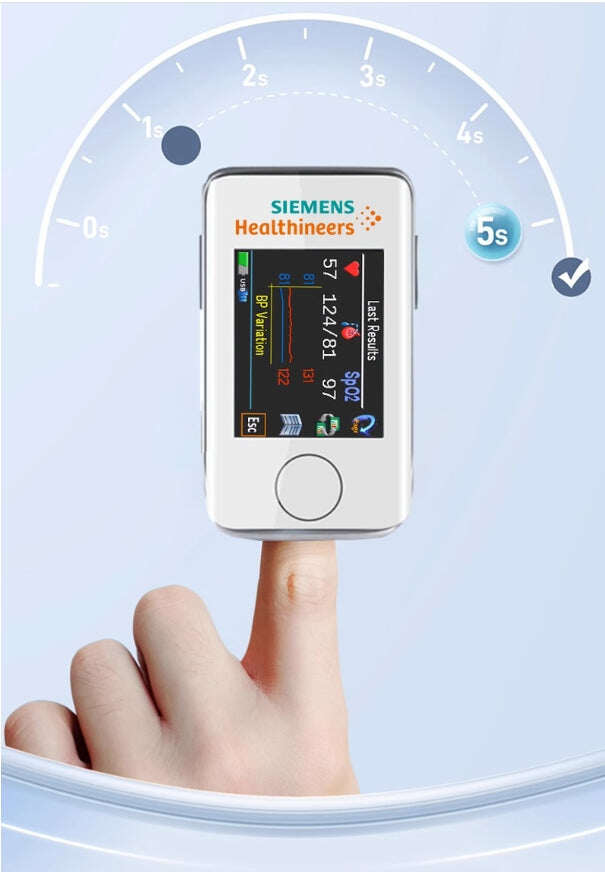 Medidor multifuncional não invasivo de glicose no sangue Siemens