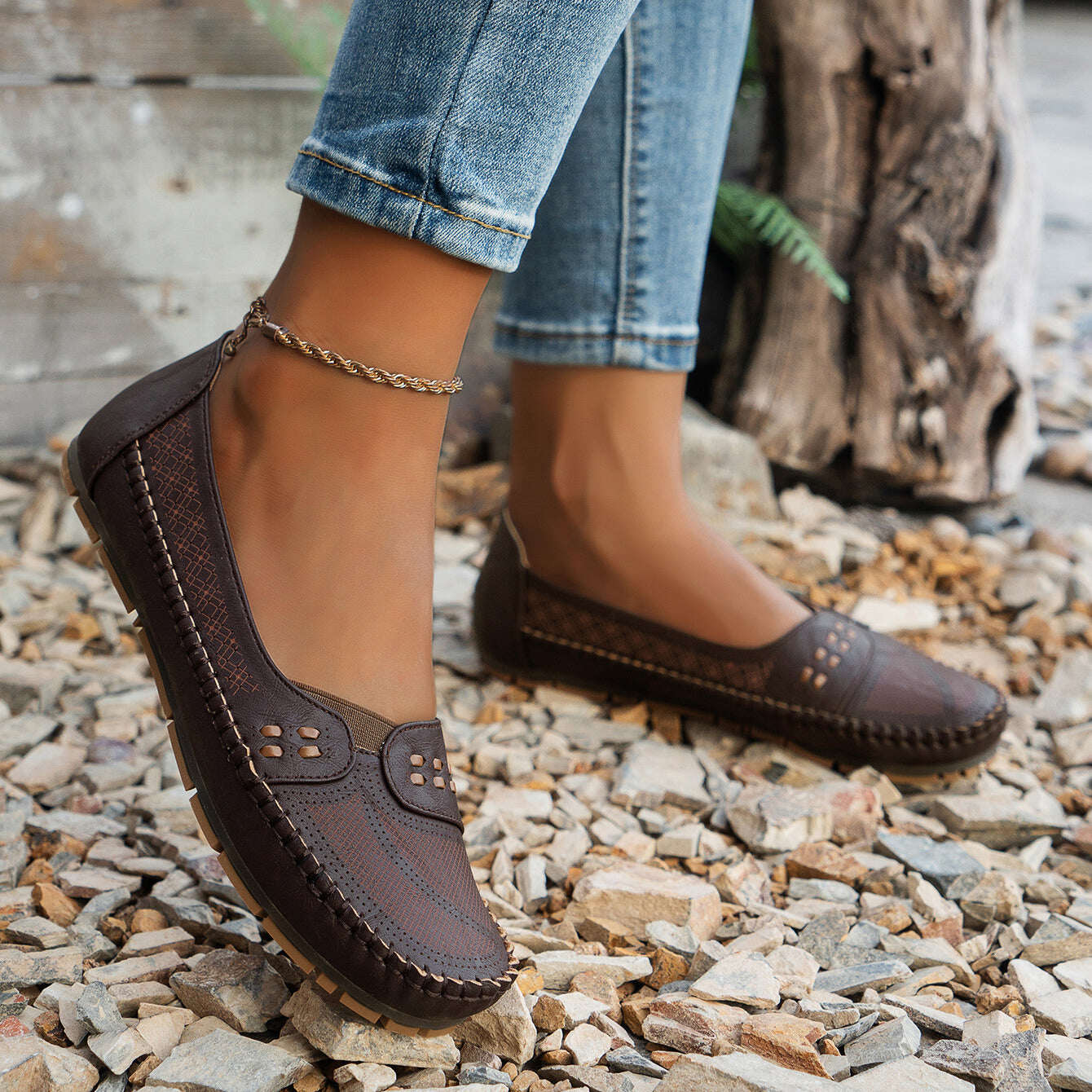 🔥 Dia Santo 50% de desconto 🔥 Sapatos ortopédicos baixos para mulheres, leves, antiderrapantes, respiráveis