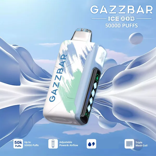 Gazzbar 50000 Puffs ICE GOD Disposable Vape