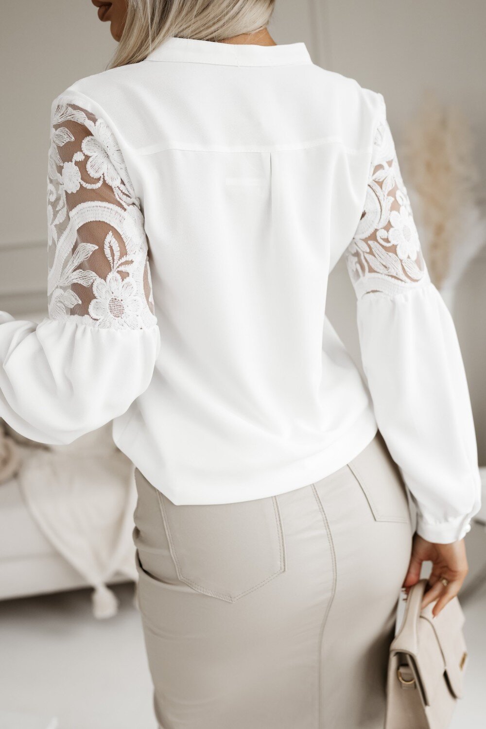 camisa de retalhos de renda
