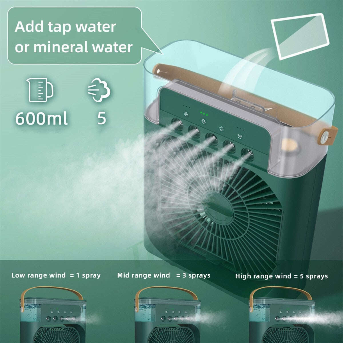 Ventilador de ar condicionado de gelo