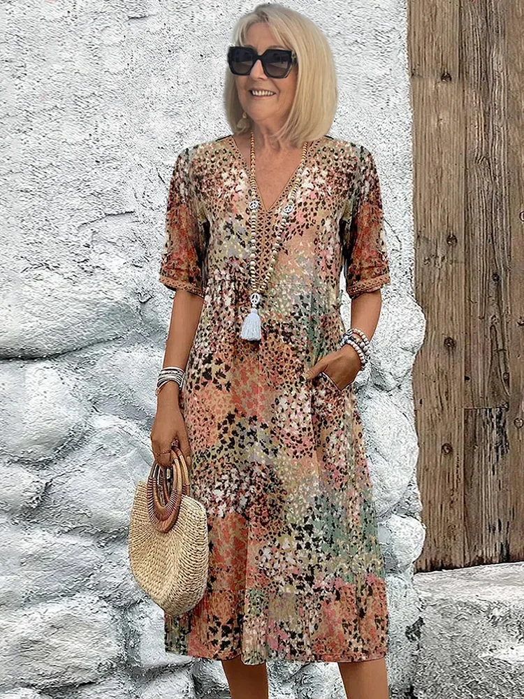 Vestido midi leve