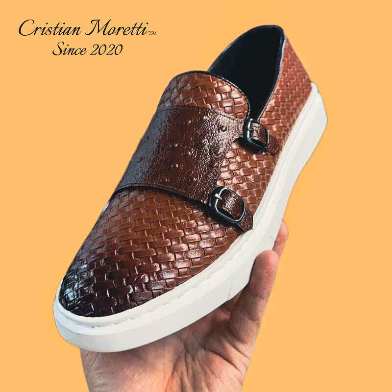 Tênis Fabio De LucaTM Premium com fivela dupla