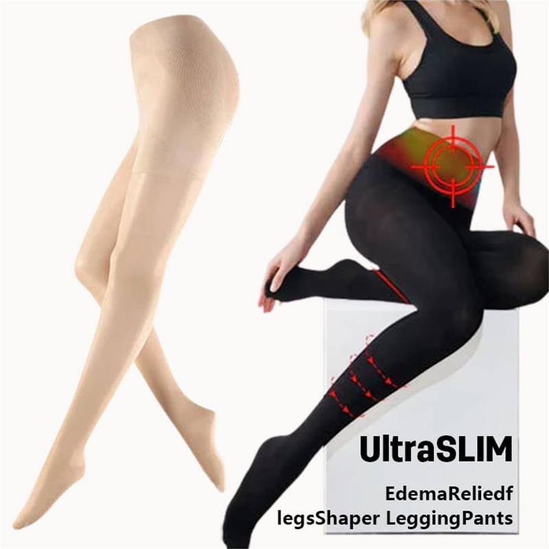 Calças modeladoras de pernas muito leves e suaves