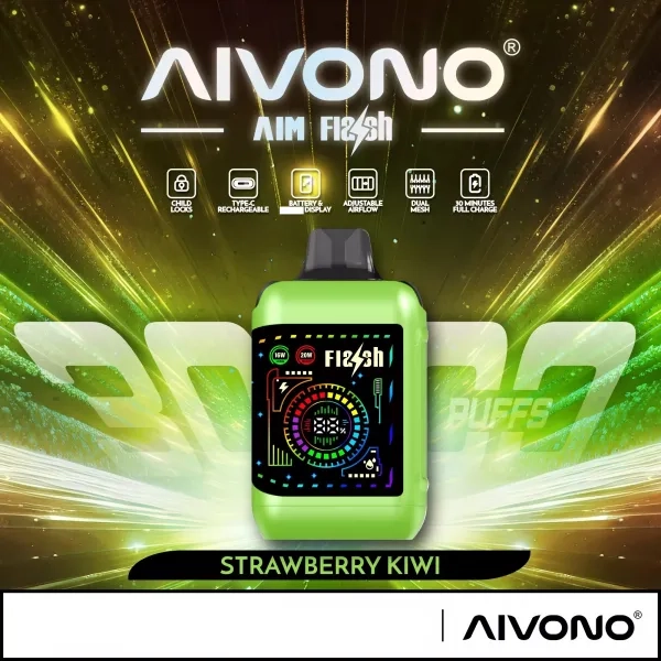 AIVONO AIM FLASH 35000 Puffs Strawberry Kiwi