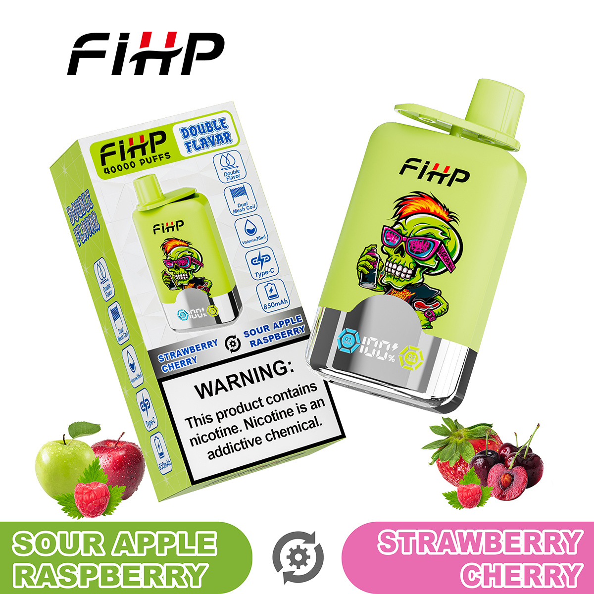 Vape FIHP 40 000 zaciągnięć z podwójnym smakiem