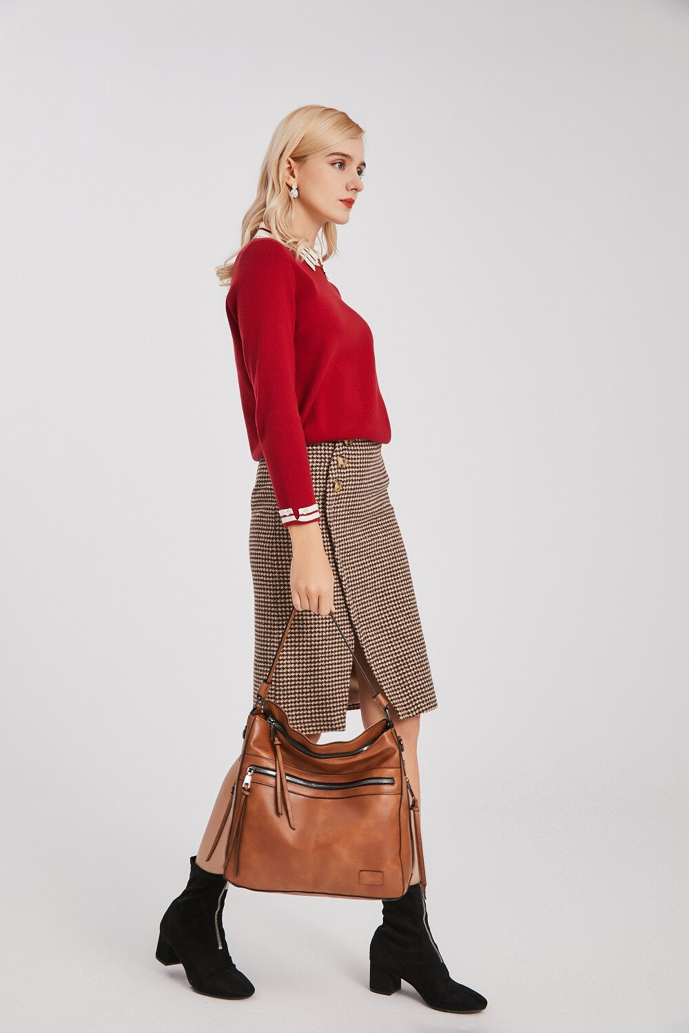 КОЖЕНА ЧАНТА MYL С ПОРТМОНЕ