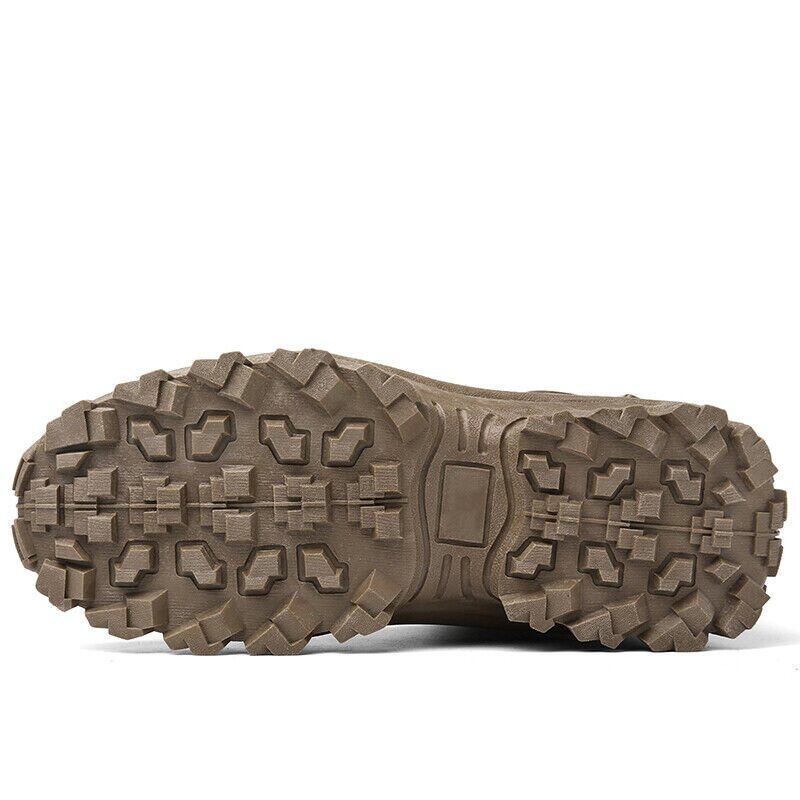 Botas de combate ao ar livre impermeáveis ​​masculinas com proteção contra perfurações, botas de combate (durabilidade aprimorada)