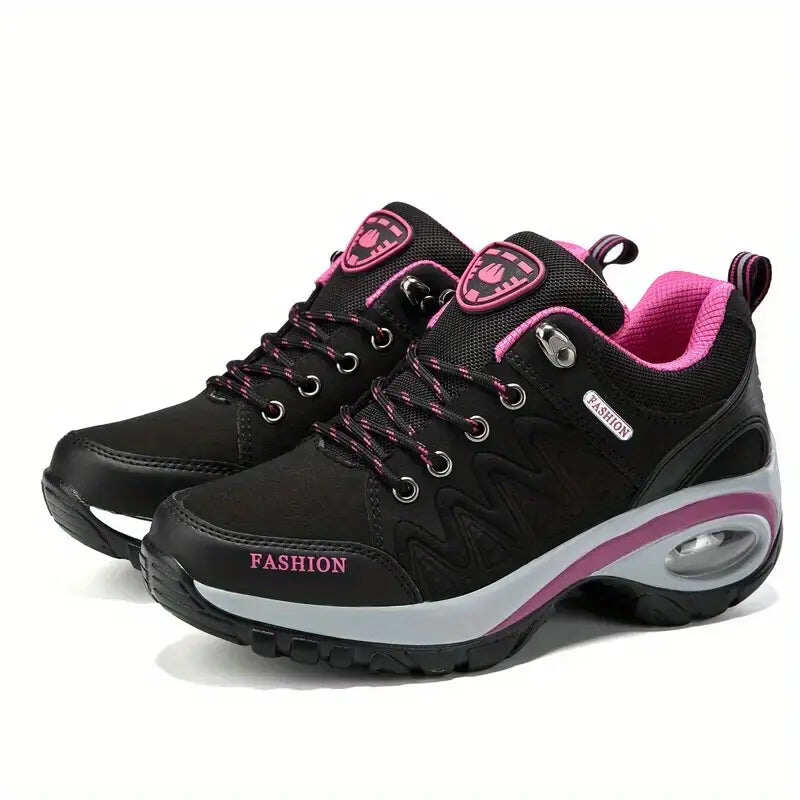 【35-42】2024 Nova almofada de ar feminina com aumento de altura sapatos casuais sola macia