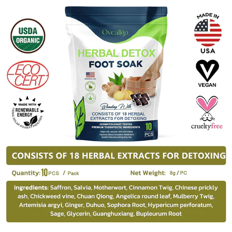 Oveallgo™ Herbal Detox Pearls para os pés