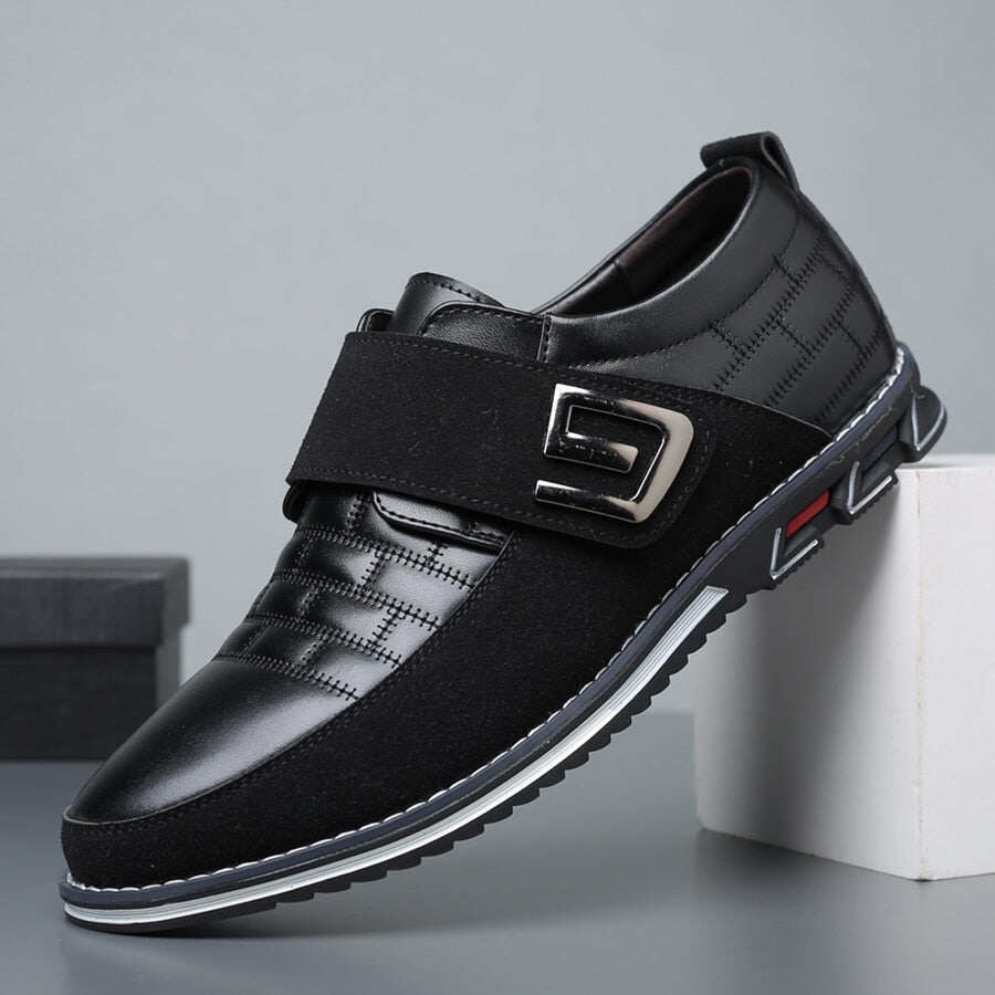 Derby listrado ortopédico de couro Grey Wolf™