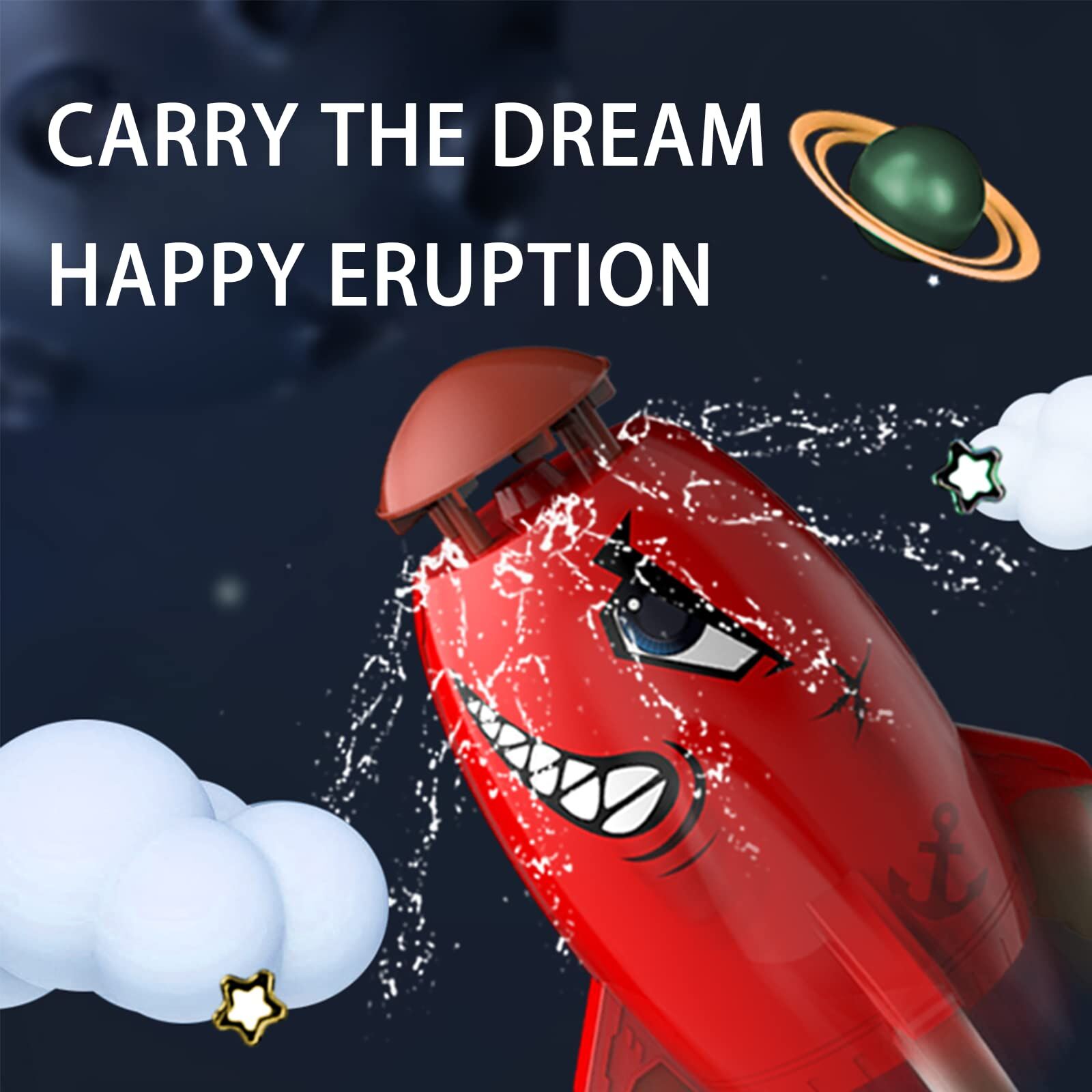 2023 Brinquedo de verão ao ar livre Foguete Sprinkler （Entrega rápida）