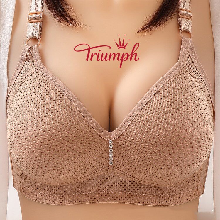 Ropa interior sin acero de talla grande para mujer Triumph 【M-5XL】
