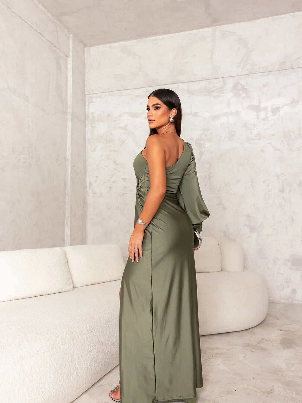 Vestido de cetim ValentinaTM