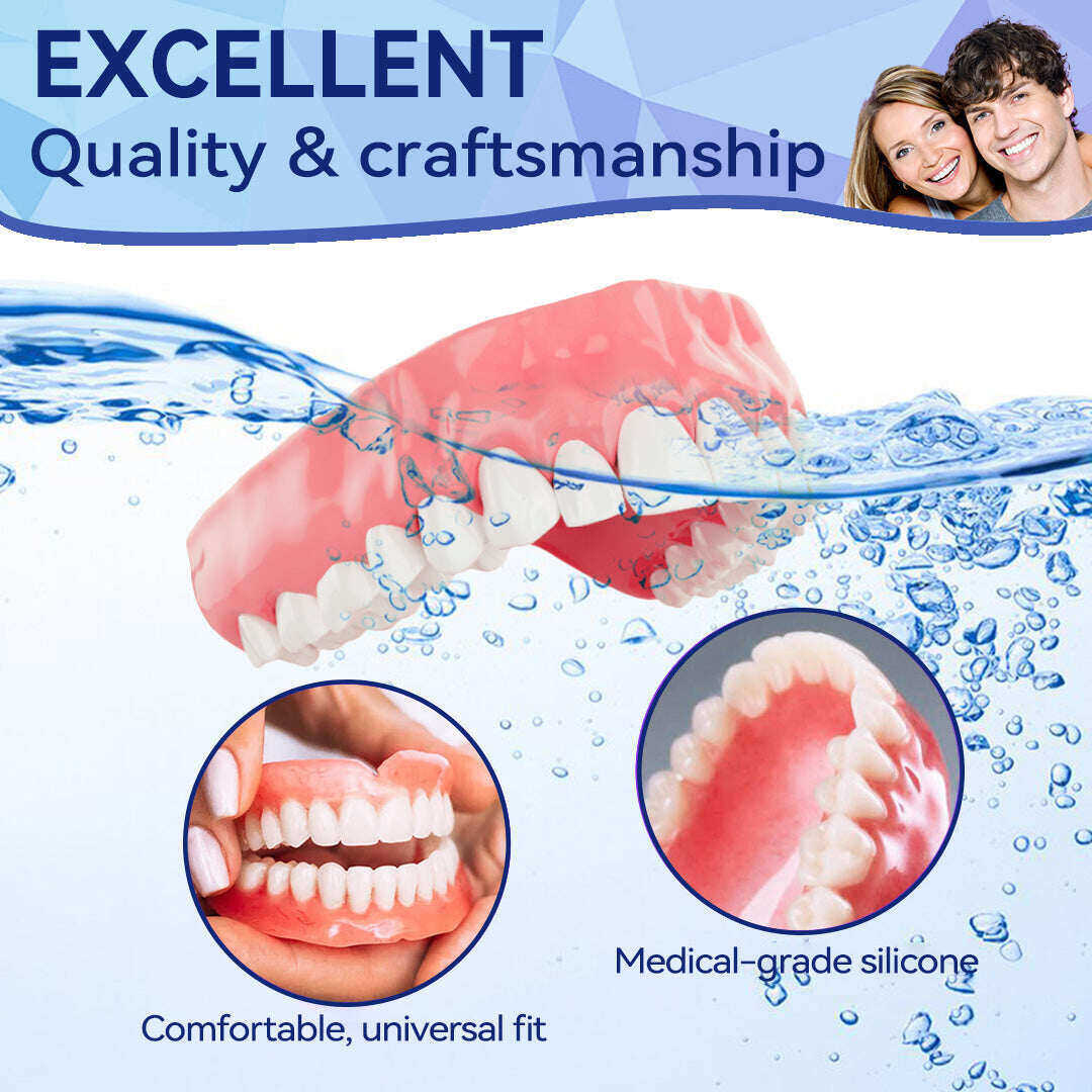 ✅Loja oficial | Conjunto de próteses de silicone Bikenda™ Reline 🧑🏼‍⚕️Recomendação da British Dental Association (BDA)