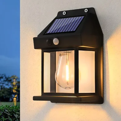 🔥Nowa lampa ścienna solarna z wolframu na rok 2025 do użytku na zewnątrz🔥