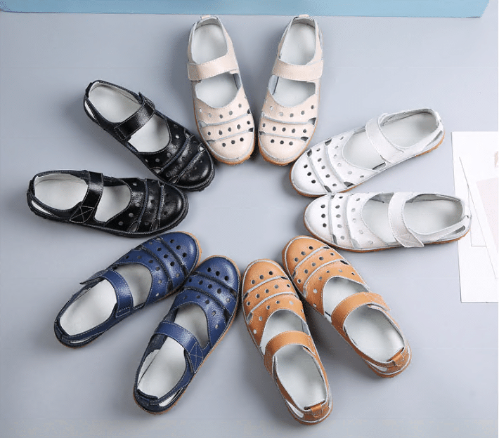 Sandália Rasa Feminina Com Gancho Oco