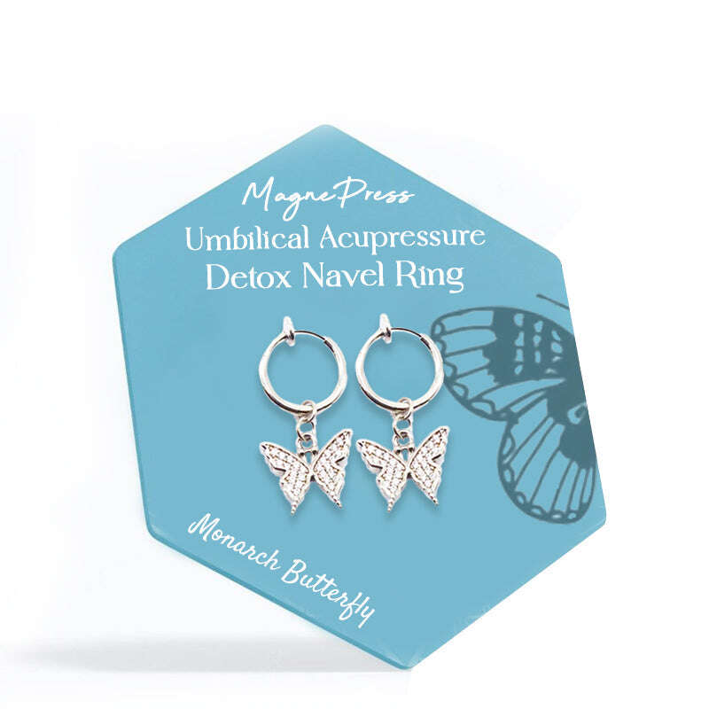 MAGNEPRESS ACUPRESSÃO UMBILICAL ANEL DO BOTÃO DE DESINTOXICAÇÃO DO BARRIGA