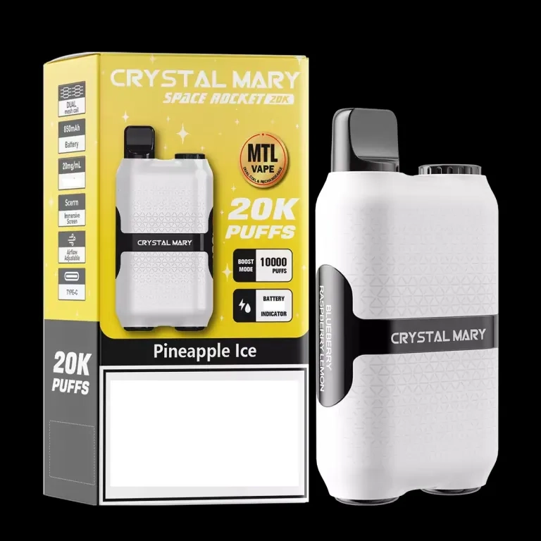 CRYSTAL MARY SpaceRocket 25ml Disposable Vape Peach ice