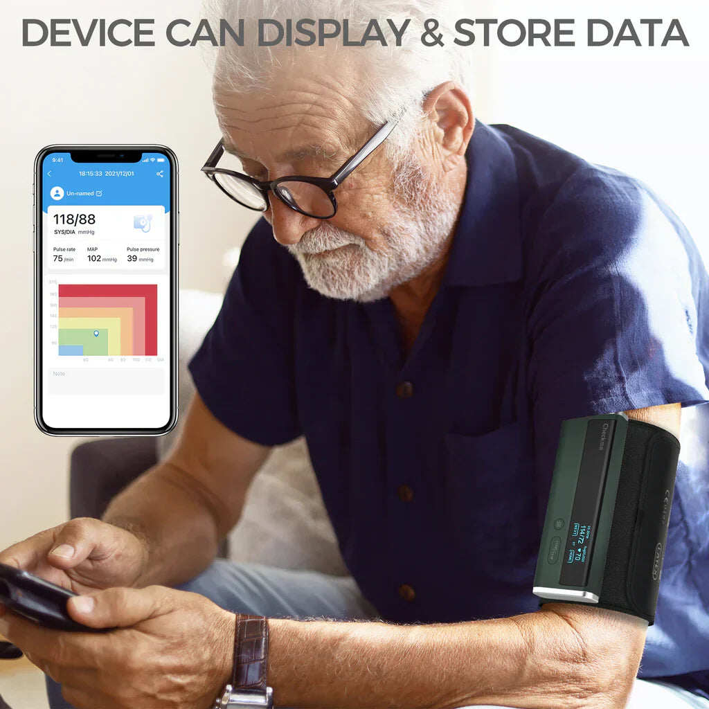 Monitor de pressão arterial bluetooth doméstico Checkme BP2A