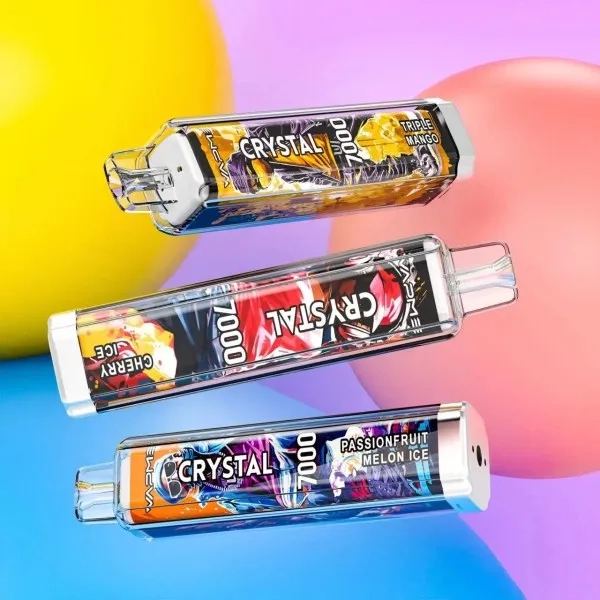 Vapme Crystal 7000-puff refillable disposable vapes