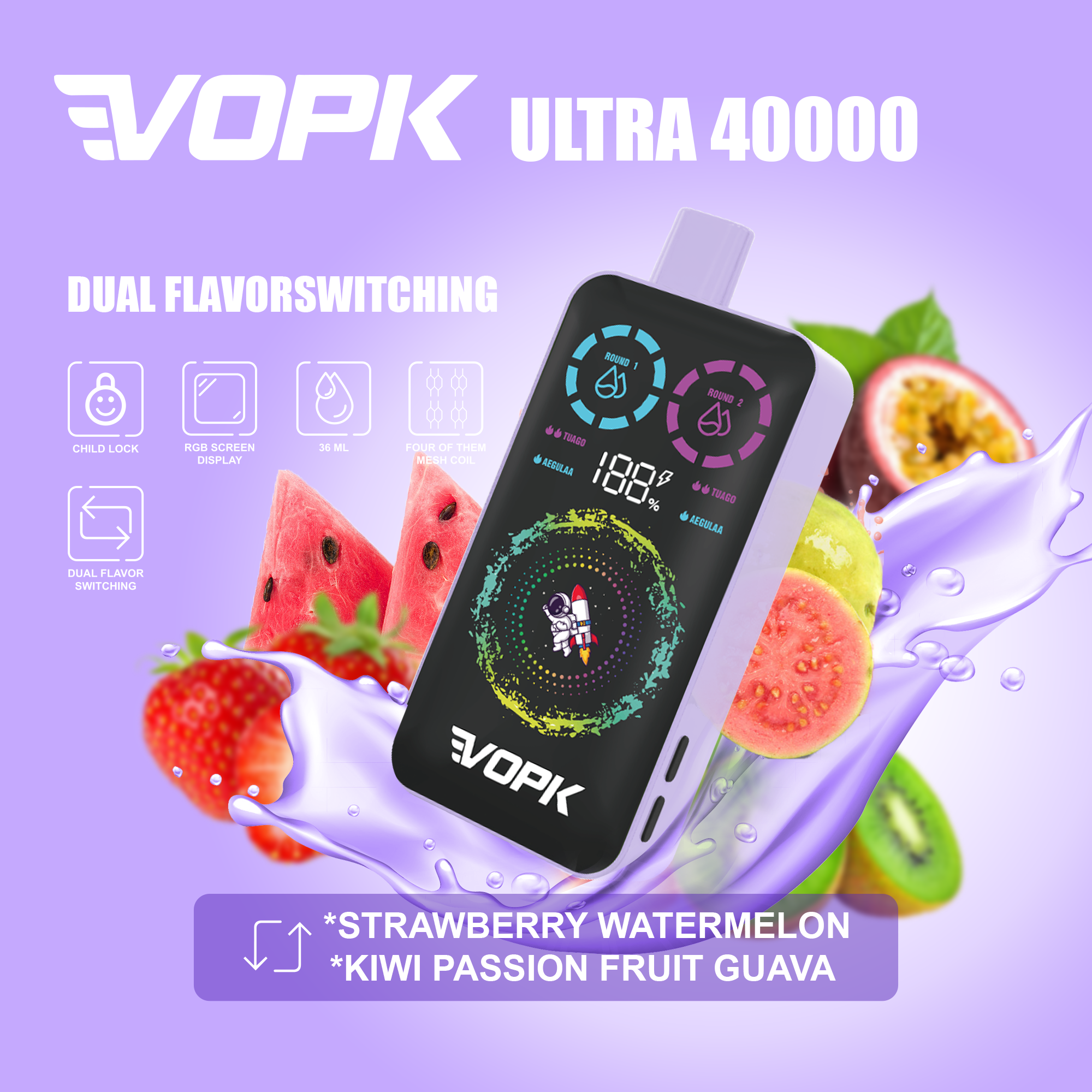 VOPK ULTRA 40000 Puffs Double Taste jednorazowe Vape - zaawansowane funkcje dla maksymalnej przyjemności - Aktualności