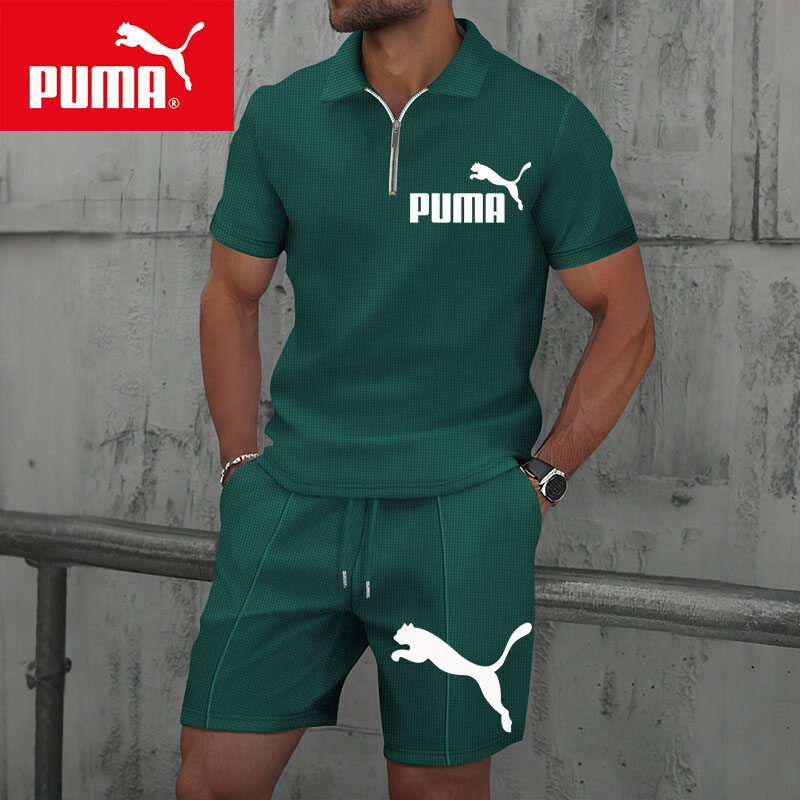 Conjunto Puma de 2 peças, blusa e calções