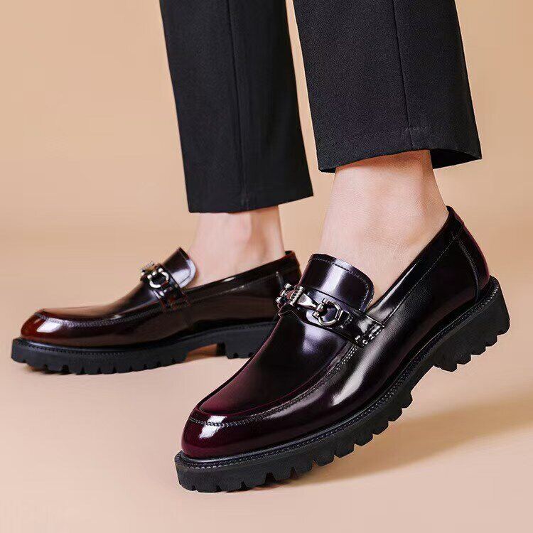 Mocassins de couro elegantes e clássicos para homem | 50% de desconto