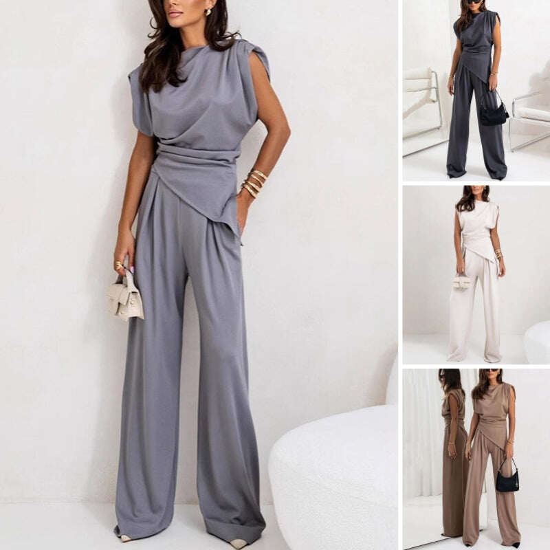 Conjunto elegante de uma peça para mulheres