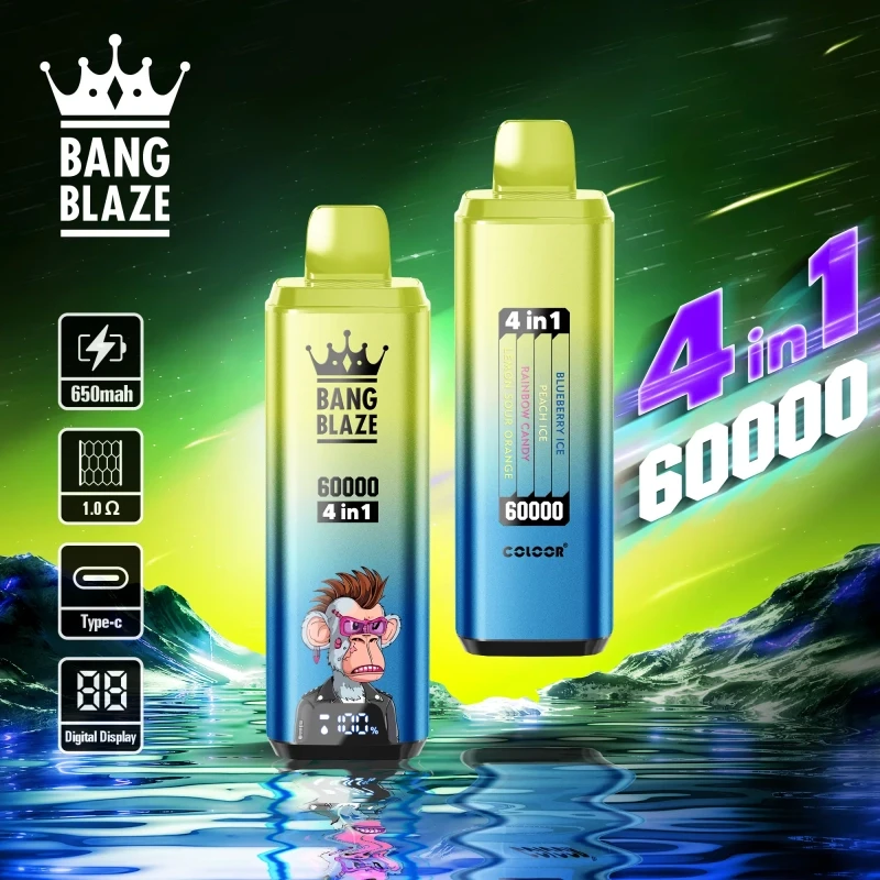 Bang Blaze 60000 60k puffs 4 in 1 flavors vape