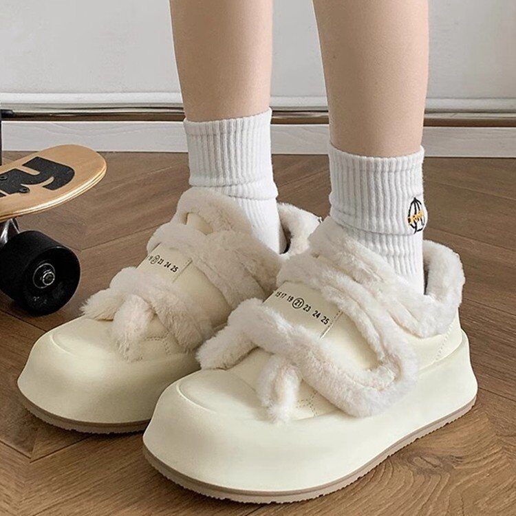 Sapatos de inverno quentes para mulher