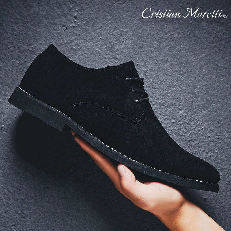 Oxfords de couro camurça genuíno Brooklyn™