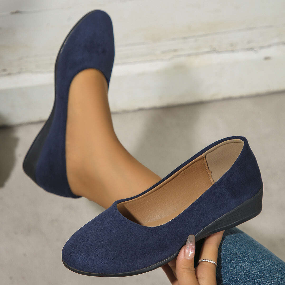 🔥Último dia de liquidação 60% DE DESCONTO 🔥 Sapatos baixos ortopédicos confortáveis, leves, antiderrapantes e respiráveis ​​para mulheres