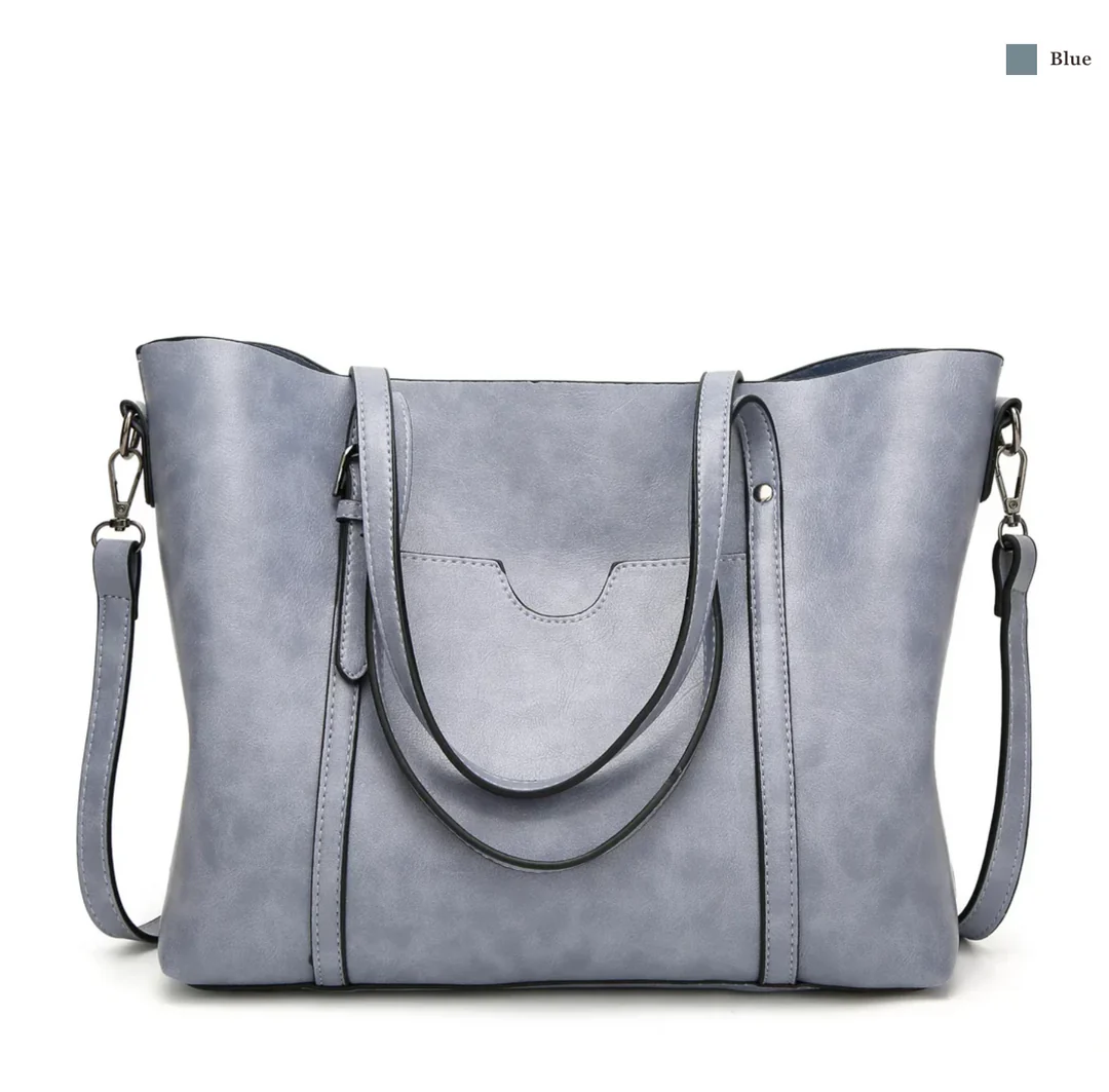 Bolsa de couro feita à mão